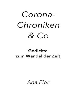 cover image of Corona-Chroniken und Co
